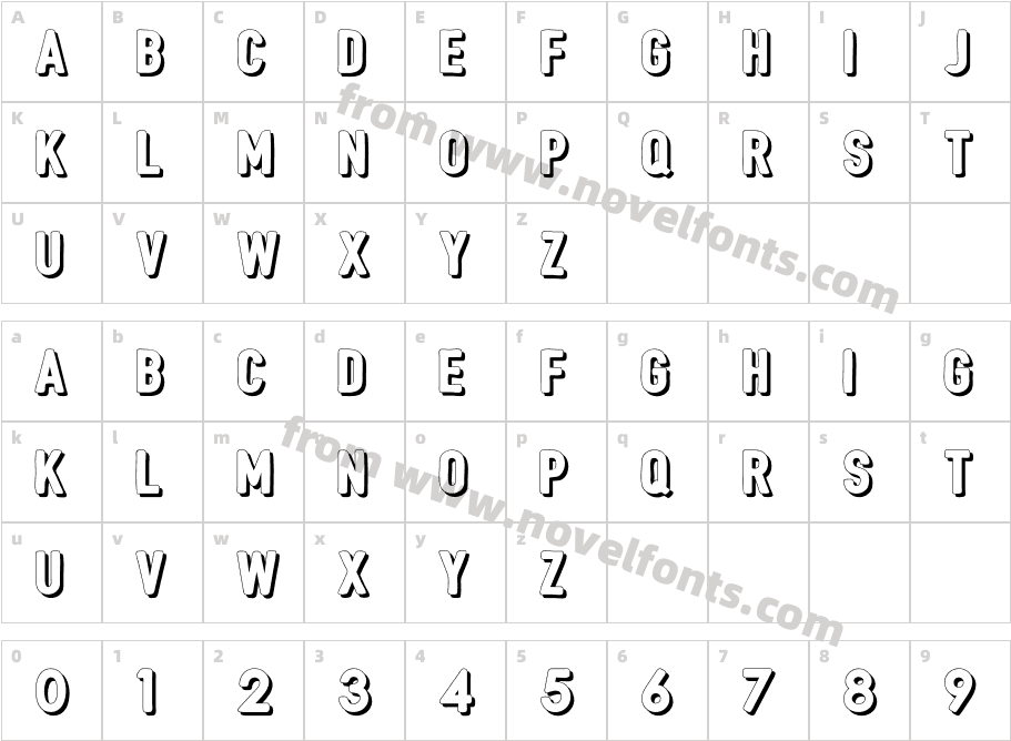 Bushcraft oneshadowCharacter Map