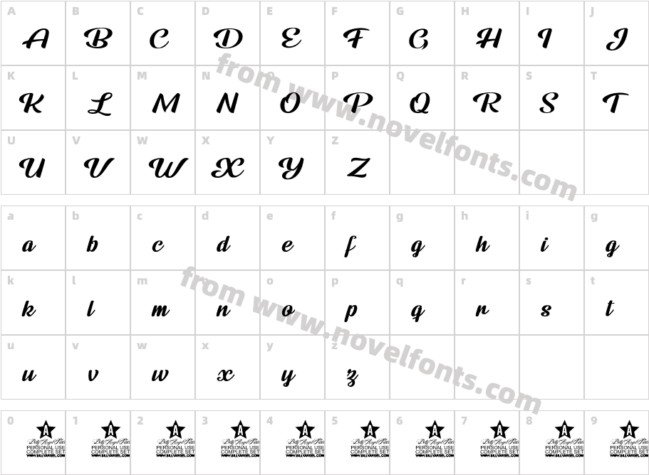 Lemon Jelly Personal UseCharacter Map