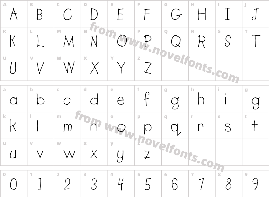 LemonadeICGCharacter Map