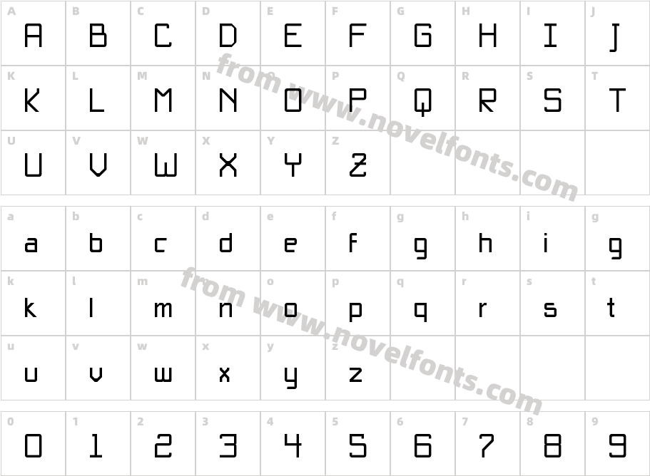 Básica Unicode RegularCharacter Map