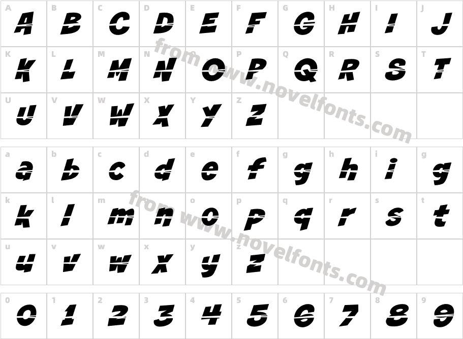 CC Smash SliceCharacter Map