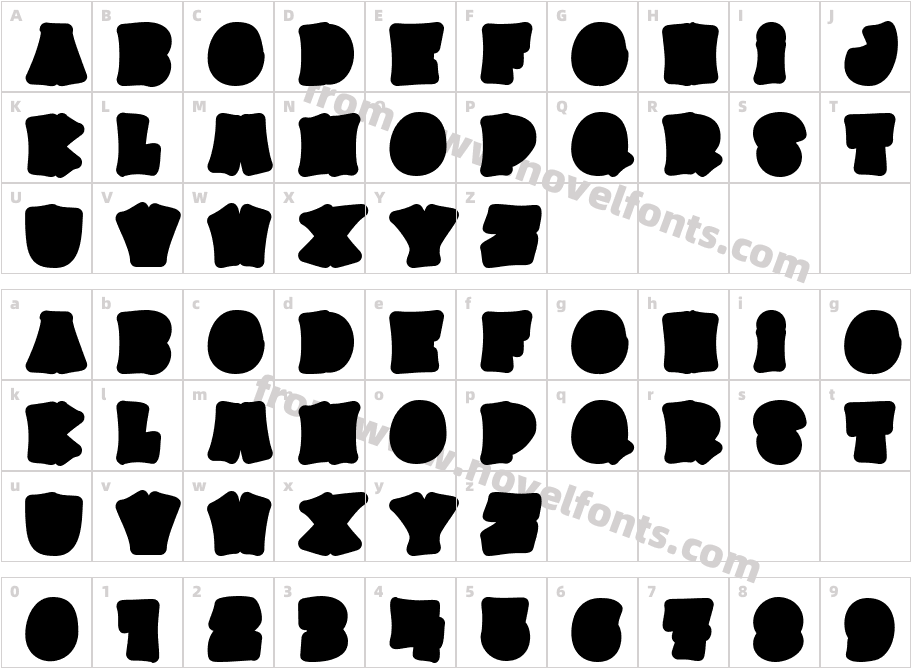 CHEESE ROLL EXTCharacter Map