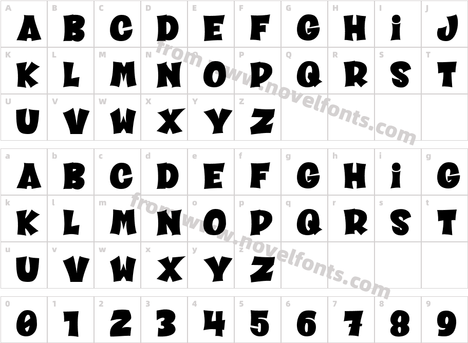 CHEESE ROLLCharacter Map