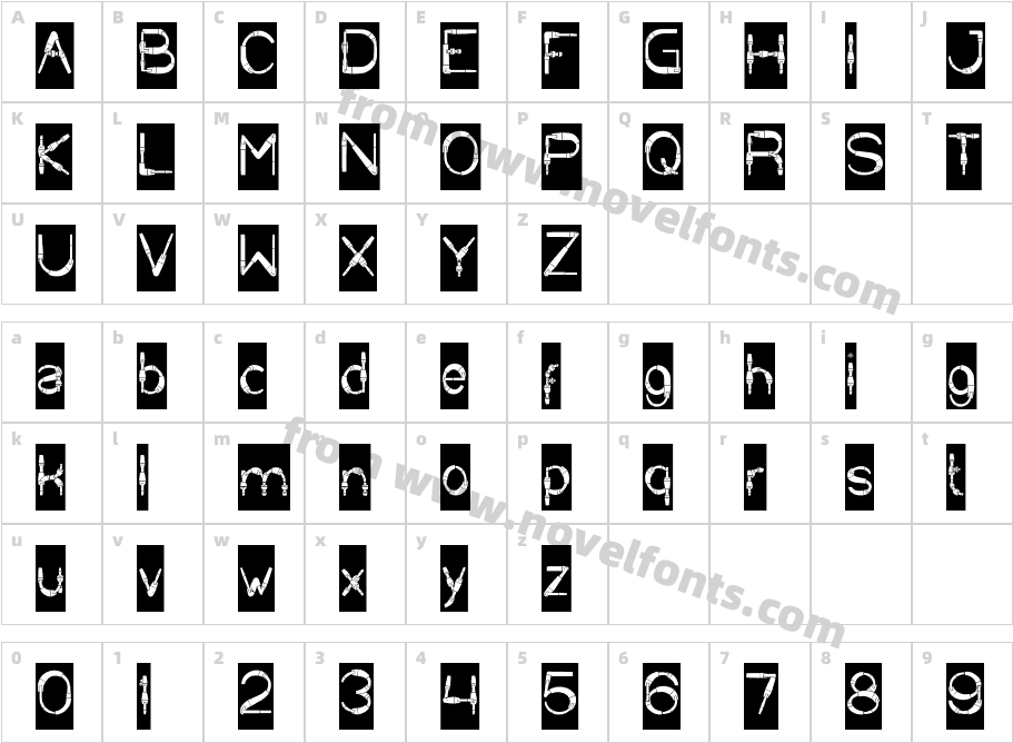 COPPER InverseCharacter Map