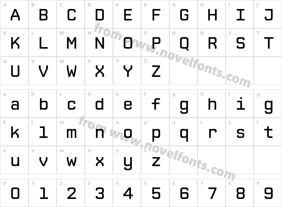 CP Mono_v07 PlainCharacter Map