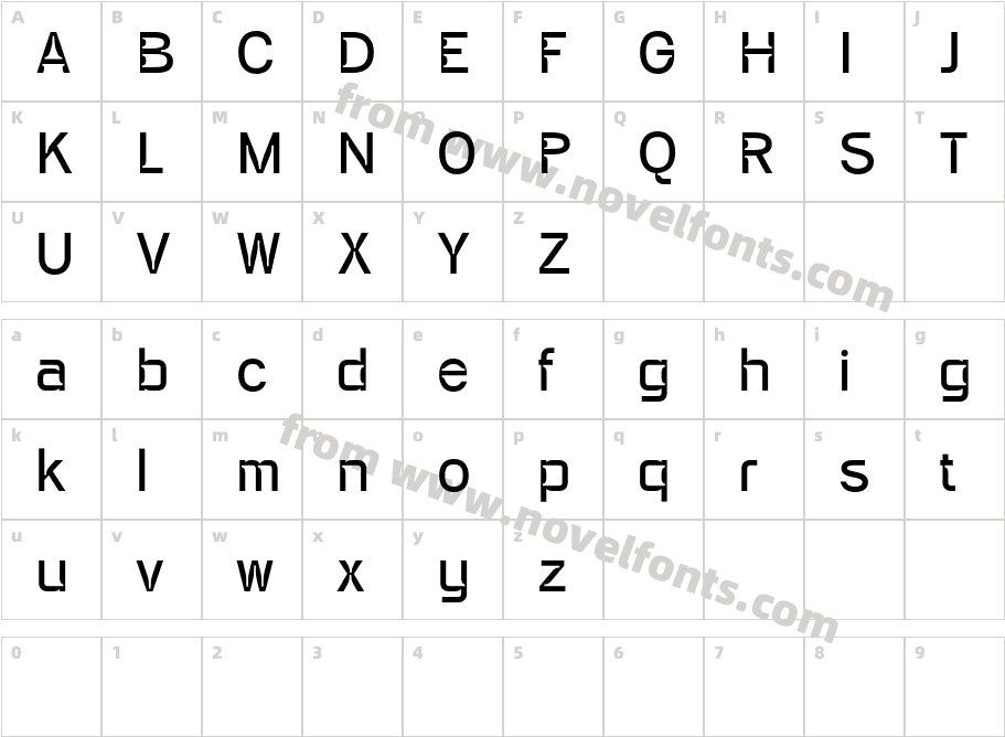 CS Balmenti Demo RegularCharacter Map
