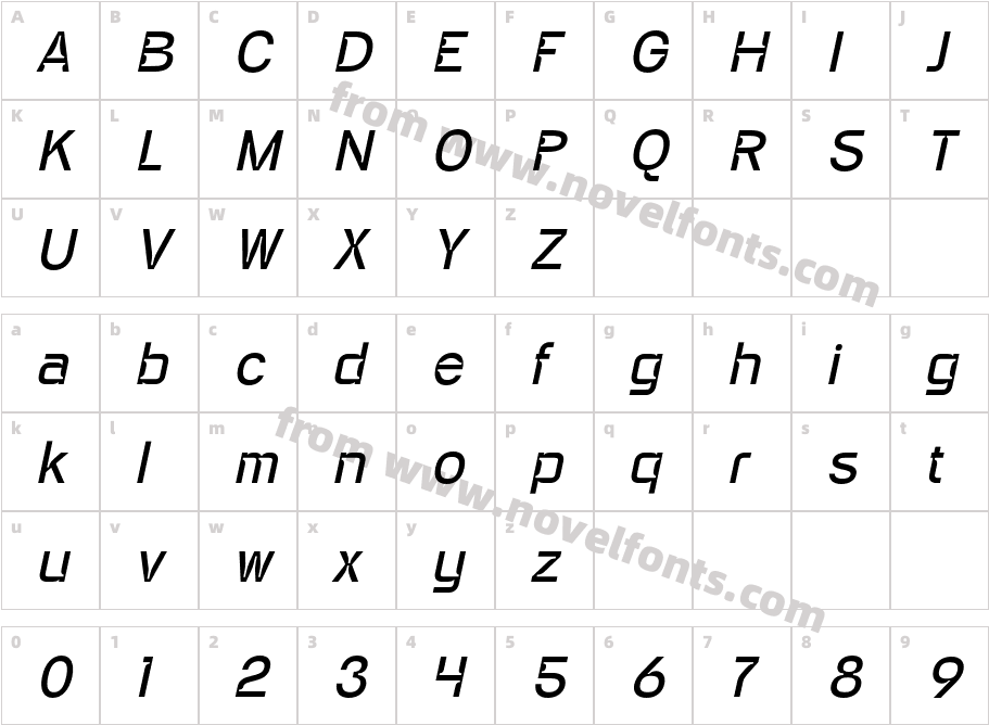 CS Balmenti ItalicCharacter Map