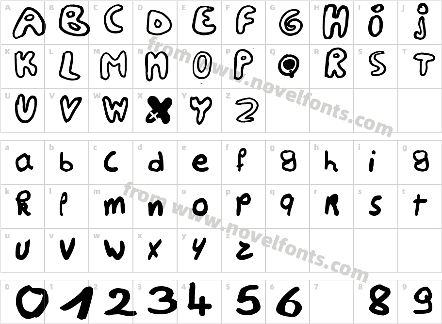 LesansaCharacter Map