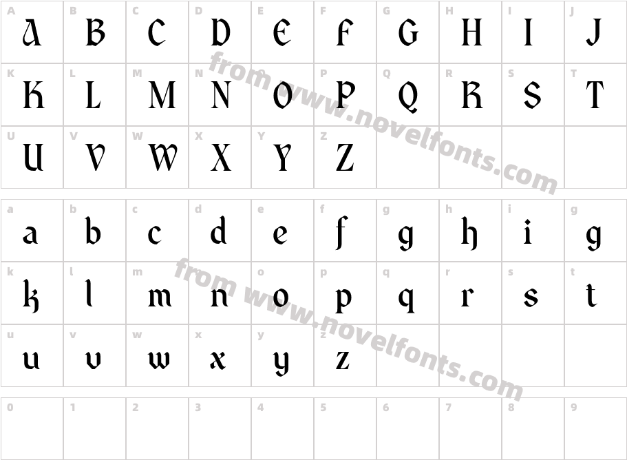 CS Branco Demo RegularCharacter Map