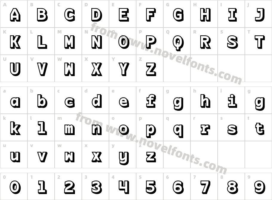 CS Gayle Mono Extrude RightCharacter Map
