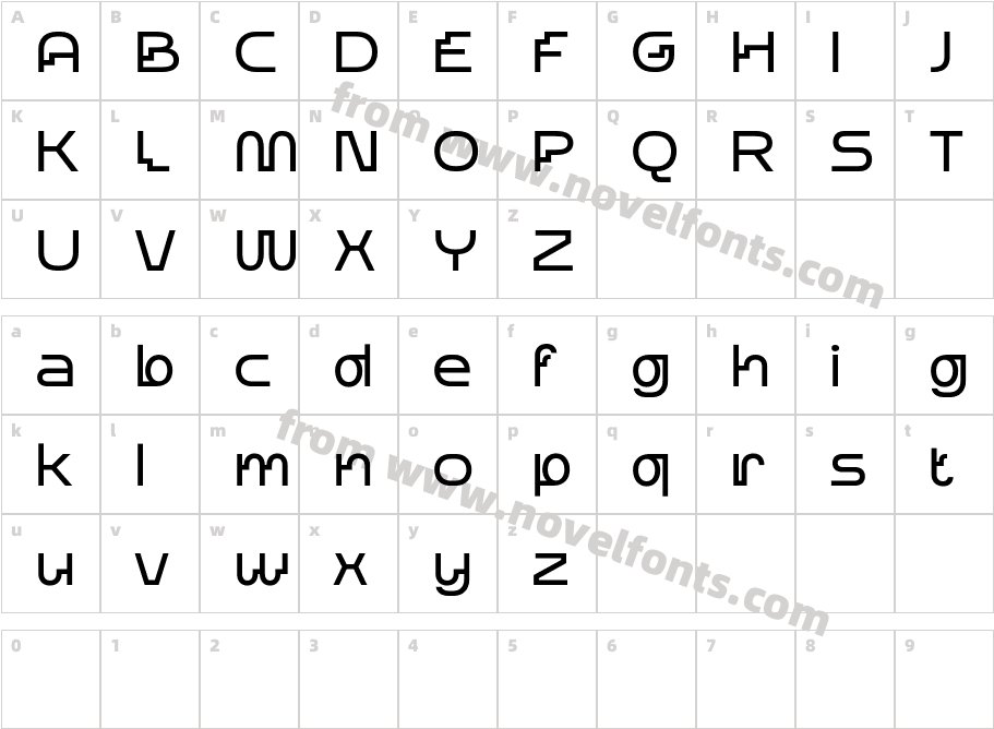 CS Lorena Demo RegularCharacter Map