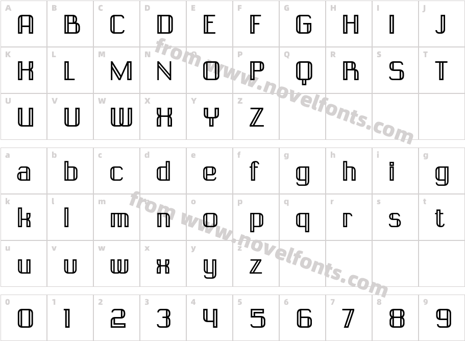 CS Watson RegularCharacter Map