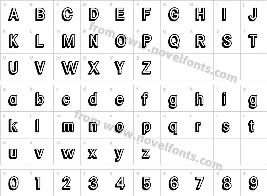 Campeno Extrude LeftCharacter Map