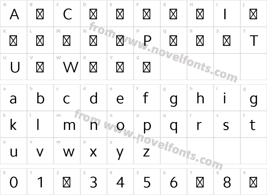 Camphor Pro RegularCharacter Map