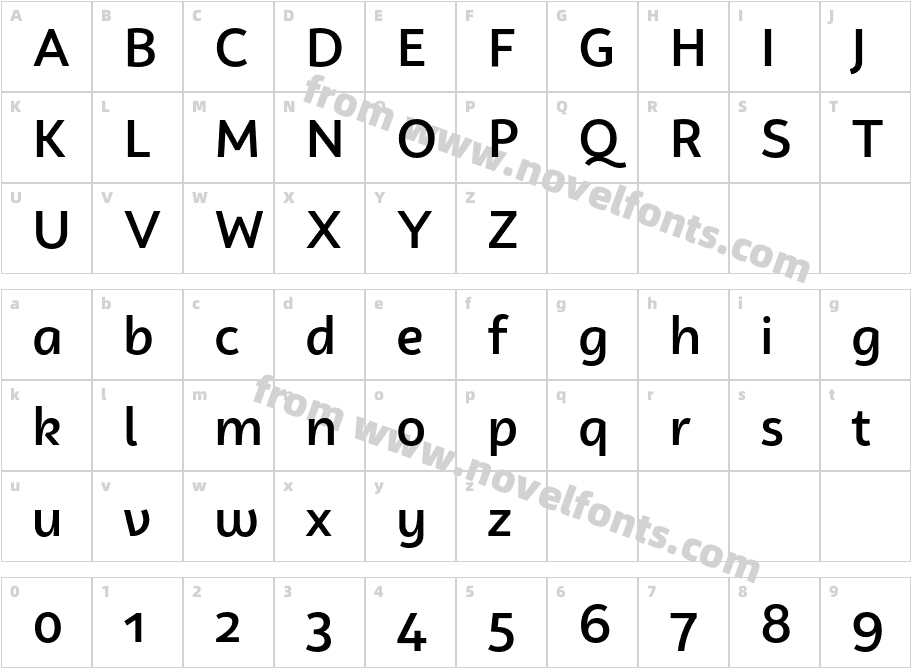 Campuni Demo MediumCharacter Map