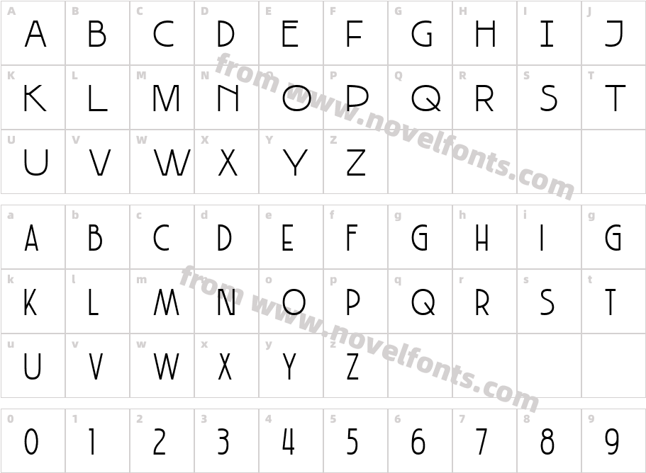 Candelize RegularCharacter Map