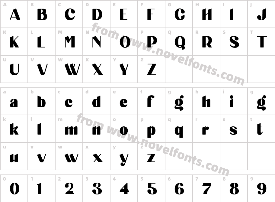 Cargiona BlackCharacter Map