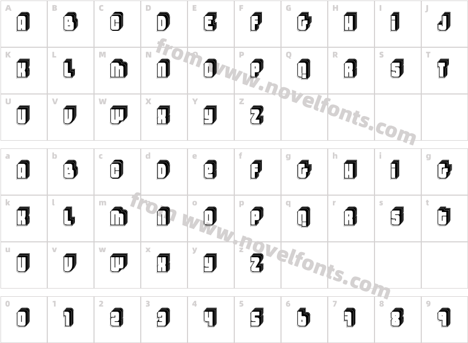 Letters IICharacter Map