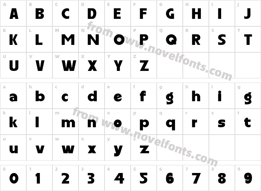 Carltine BlackCharacter Map