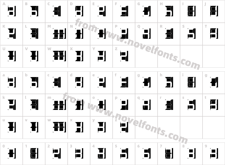 Letters Laughing Dissection and DestructionCharacter Map