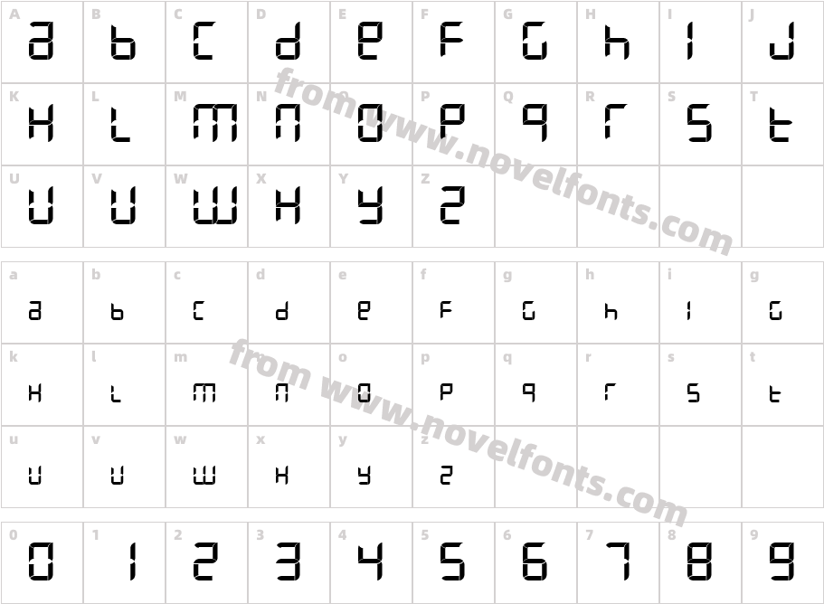 Letters Laughing by Quantized and CalibratedCharacter Map