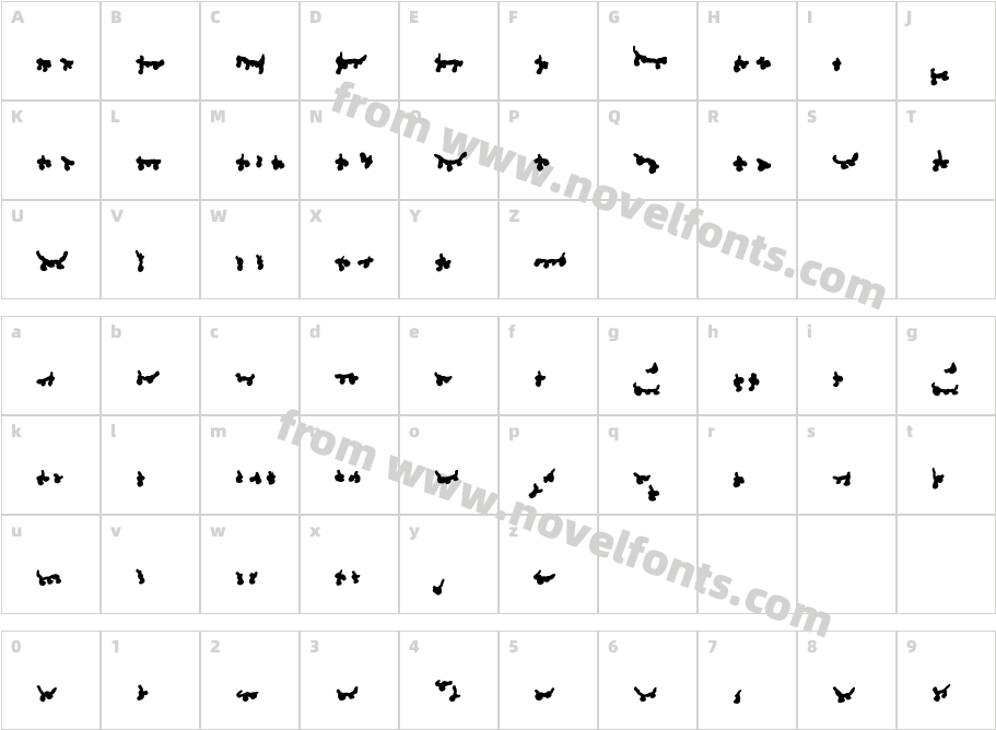 Casket SymbolsCharacter Map