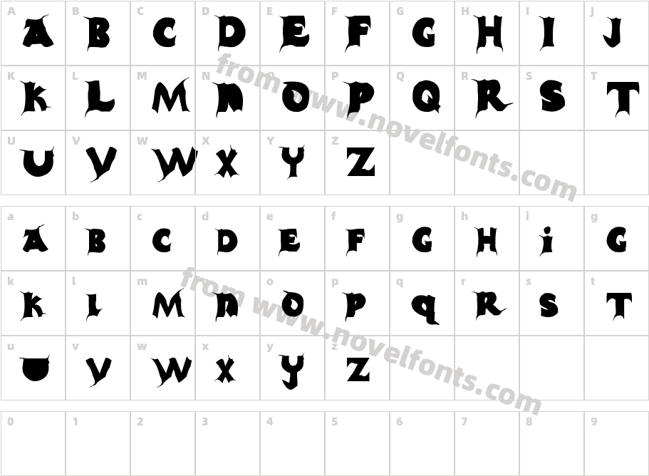 CasperCharacter Map