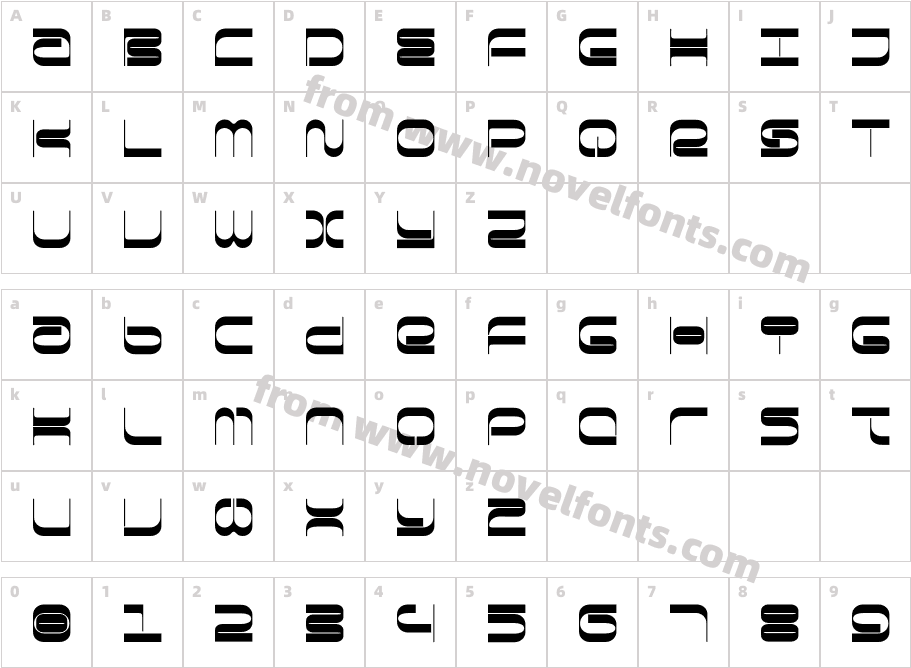 Cemer RegularCharacter Map