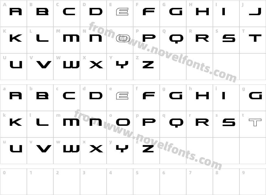 Lexust DemoCharacter Map