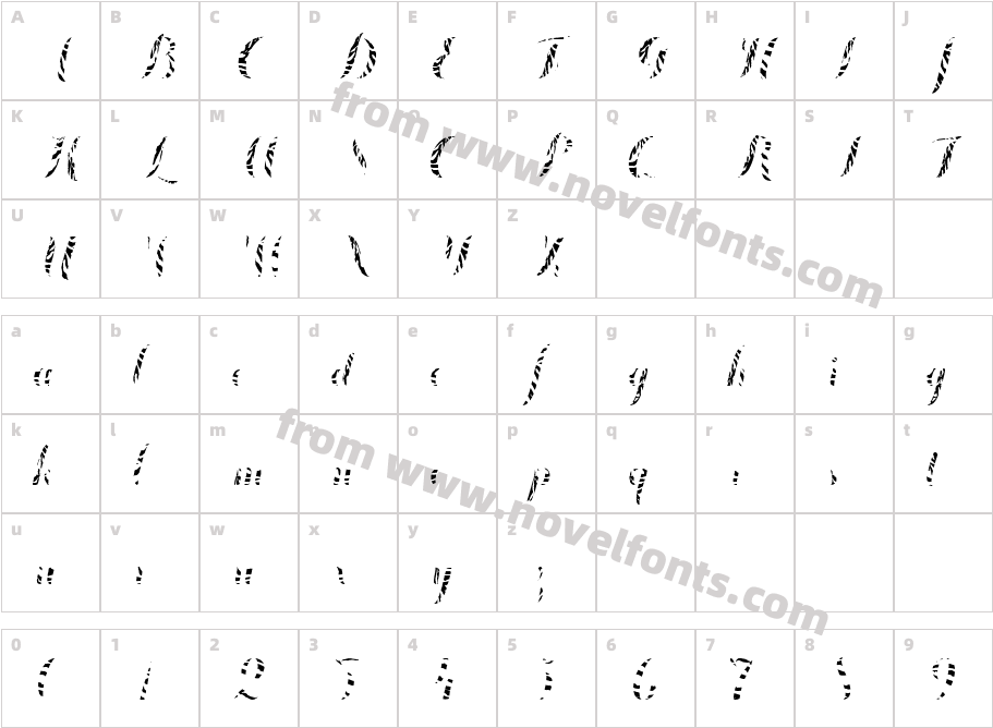 Chameleon Fill Skin1Character Map