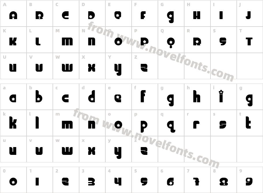 149-CAI978Character Map