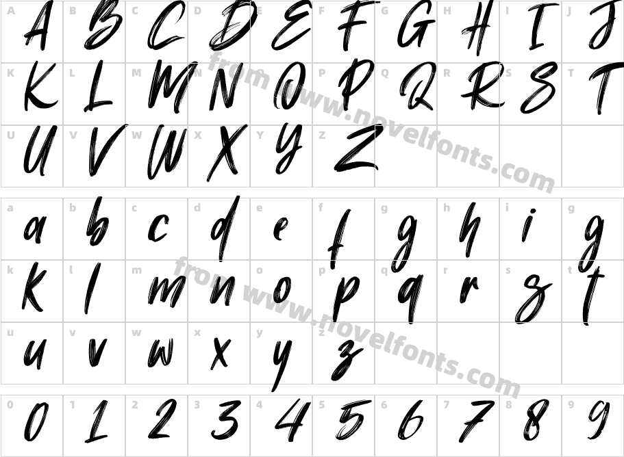 Chollistio ItalicCharacter Map
