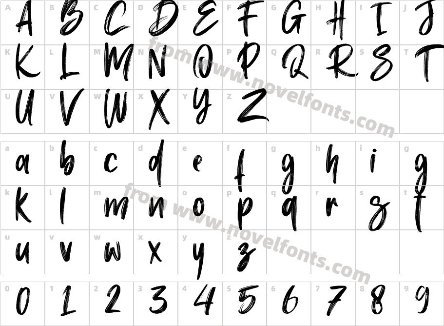 ChollistioCharacter Map