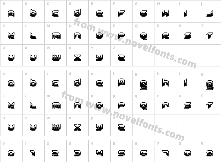 ChromeoCharacter Map