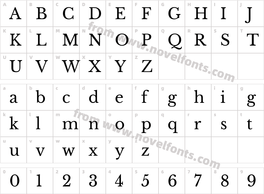 LibreBaskerville-RegularCharacter Map