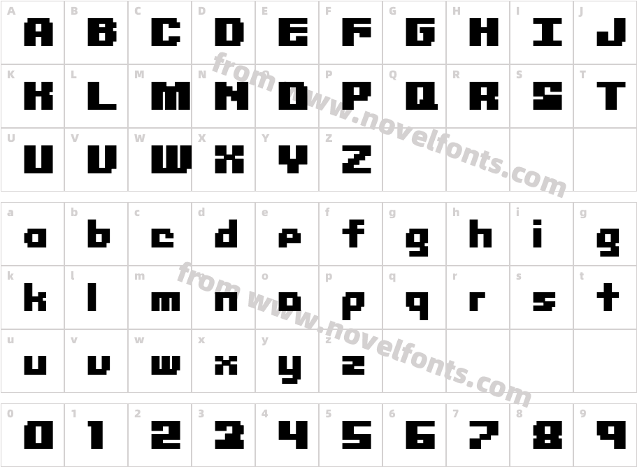 LibriumCharacter Map