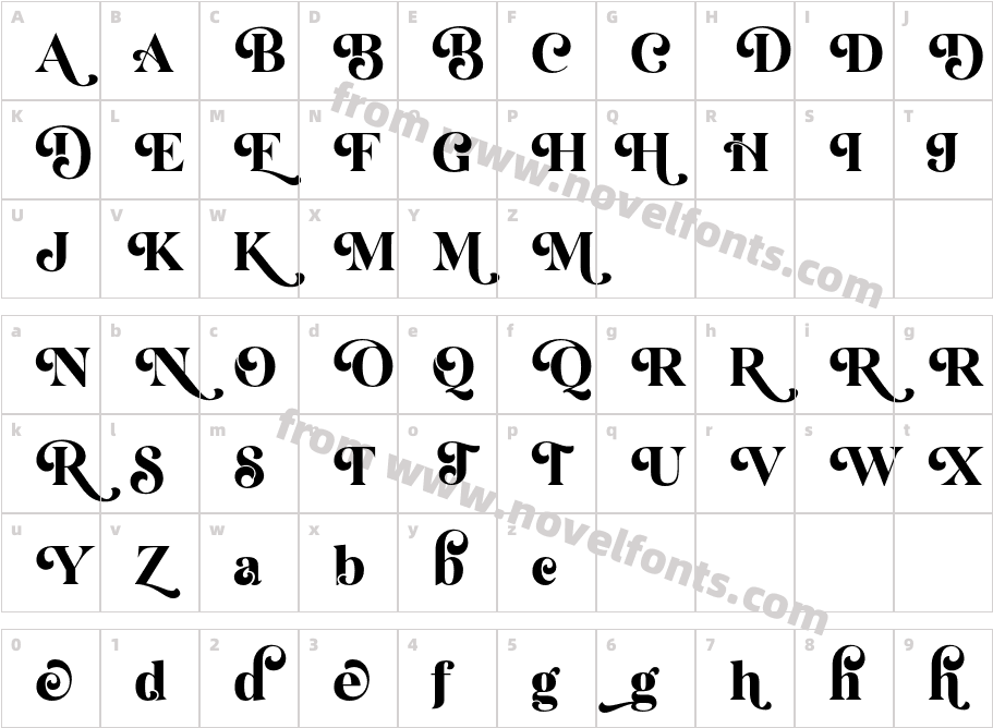 Classical Authentic AlternateCharacter Map