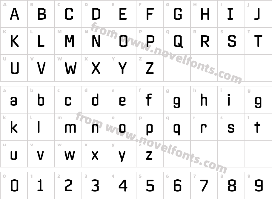 Clicker MediumCharacter Map