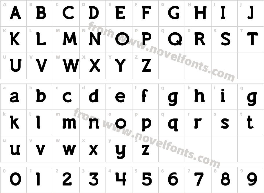 Lifestyle Marker M54Character Map