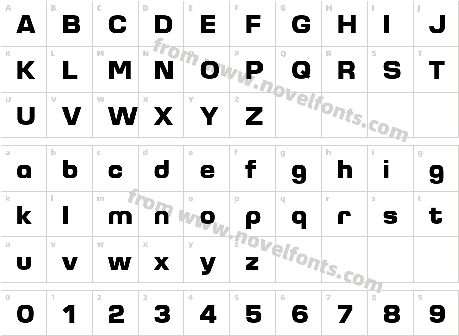 Cobe HeavyCharacter Map