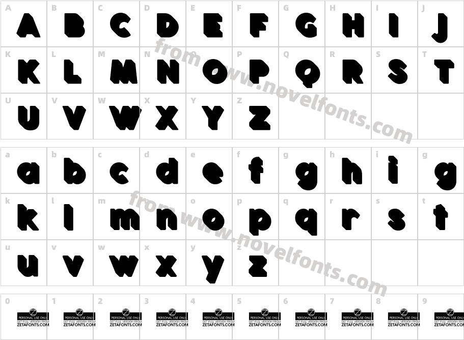 Cocogoose Pro Block ShadowCharacter Map