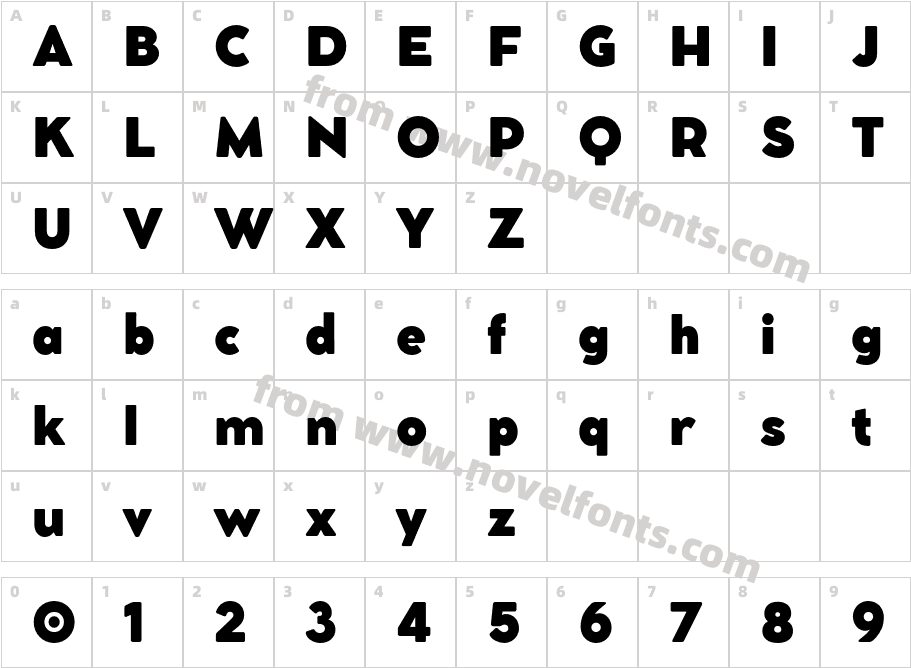 Cocomat Pro HeavyCharacter Map