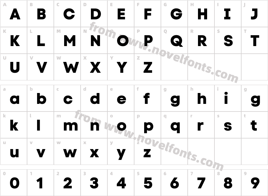 Code Next Extra BoldCharacter Map