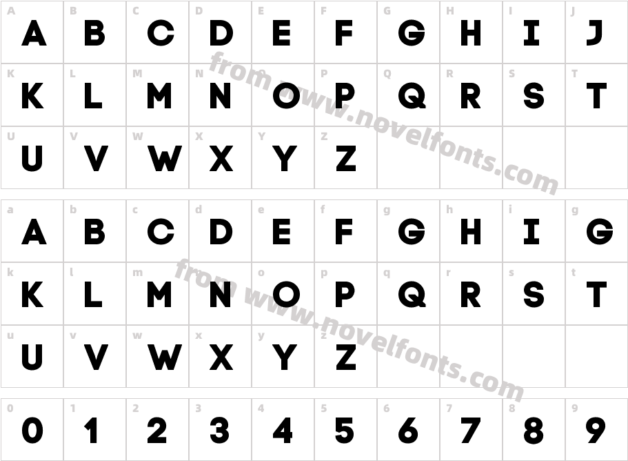 Code Pro BoldCharacter Map