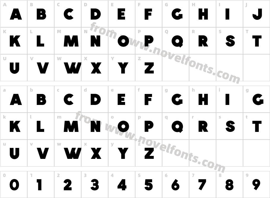 Colombo Sans Font RegularCharacter Map