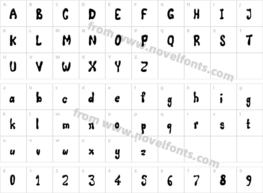 Comic Land HighlightCharacter Map
