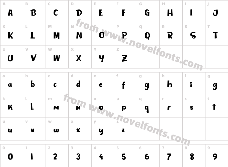 ComichateCharacter Map