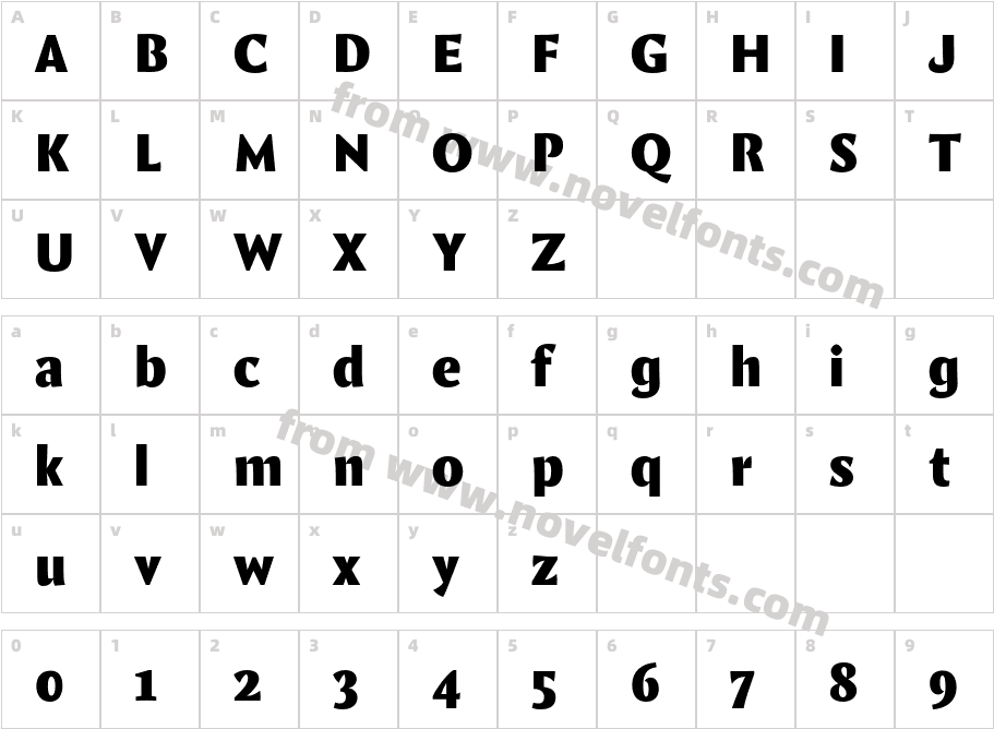 Comma Base UltraCharacter Map