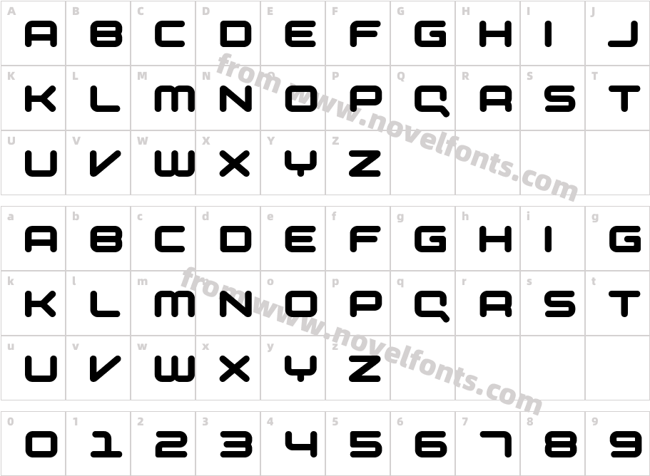 Compacity RegularCharacter Map