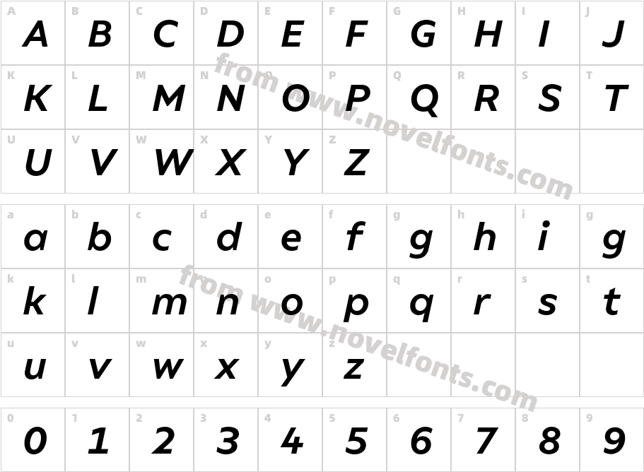 Compiler Plain W05 Bold ItalicCharacter Map